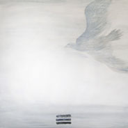 Luft, Acryl und Blattmetall